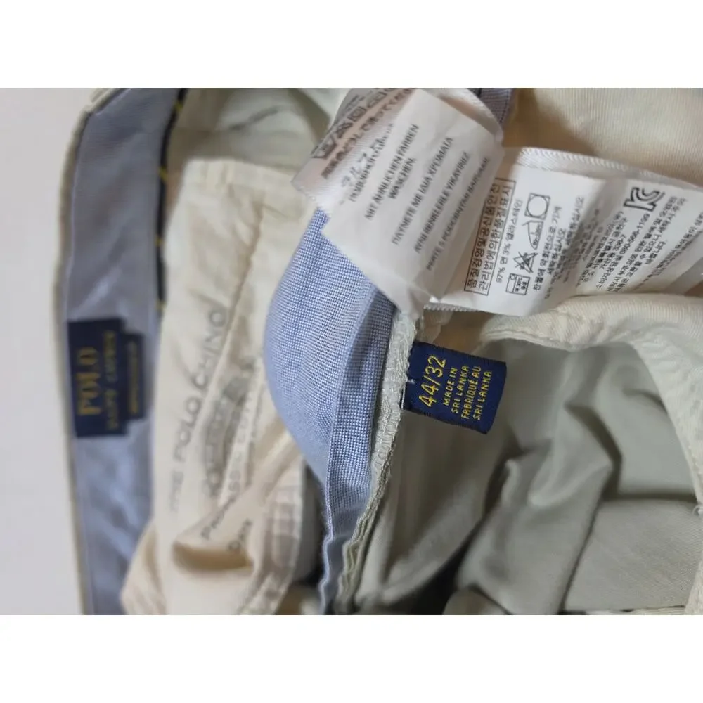 Polo Ralph Lauren Golf Men’s Pants Size 44x32 Beige Khaki Classic Fit Chino